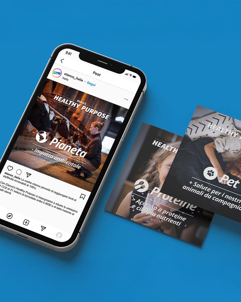Campagna digital corporate Elanco’s Healthy Purpose