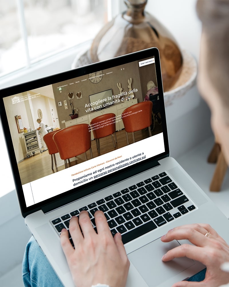 Restyle sito web Istituto Vismara e campagna fundraising