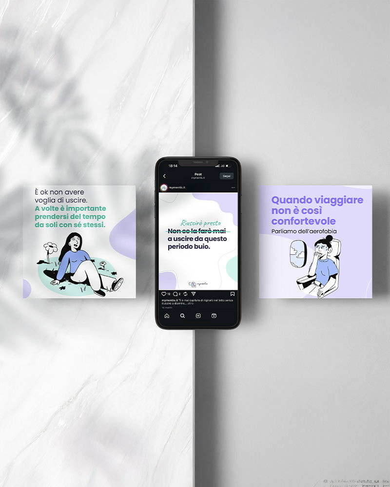 Branding e gestione social Mymentis
