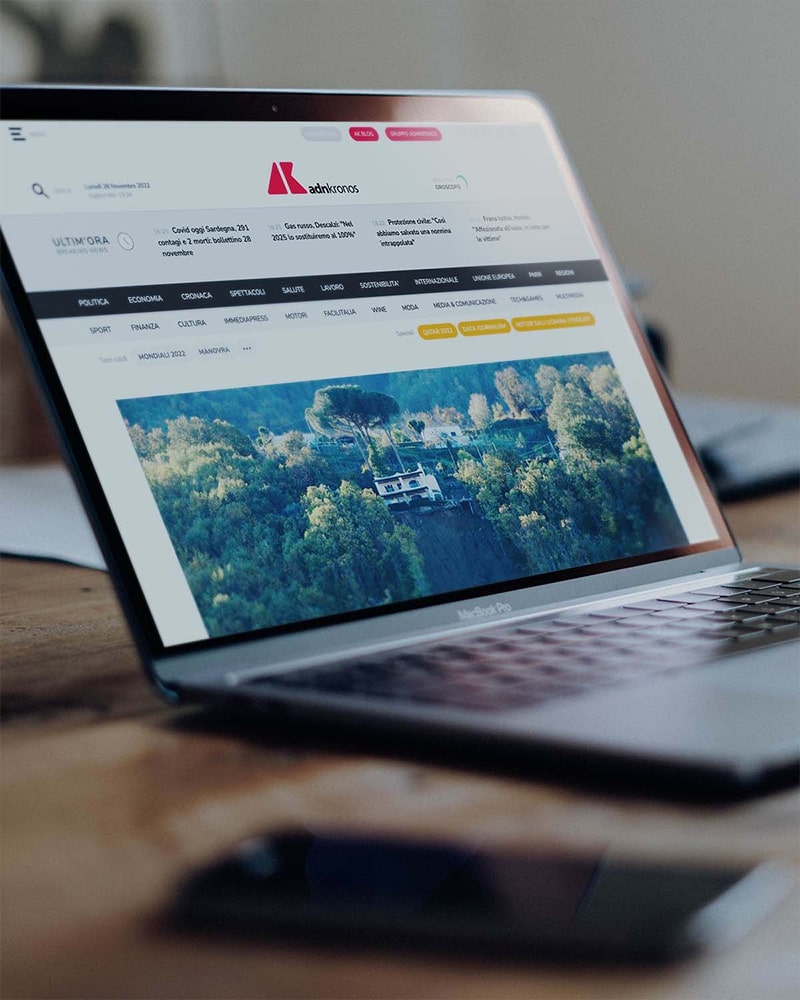 Restyle sito web Adnkronos