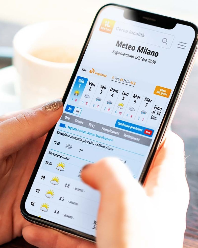 Restyle sito web de Il Meteo