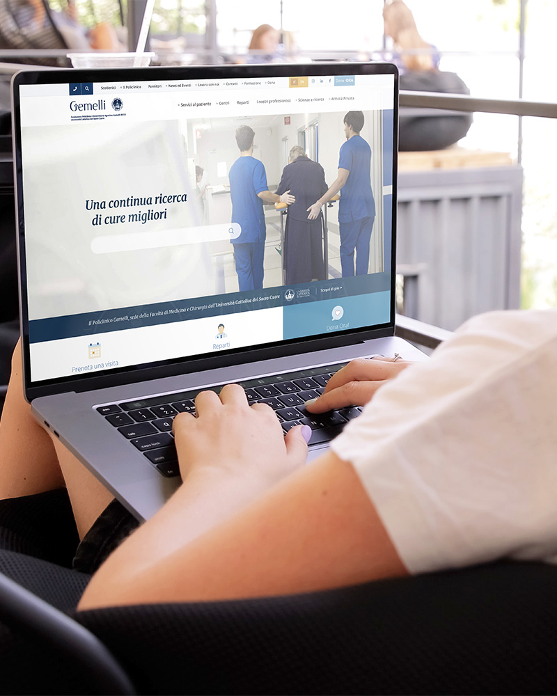 Restyle sito web Policlinico Gemelli