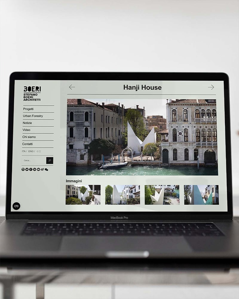 Restyle sito web Stefano Boeri